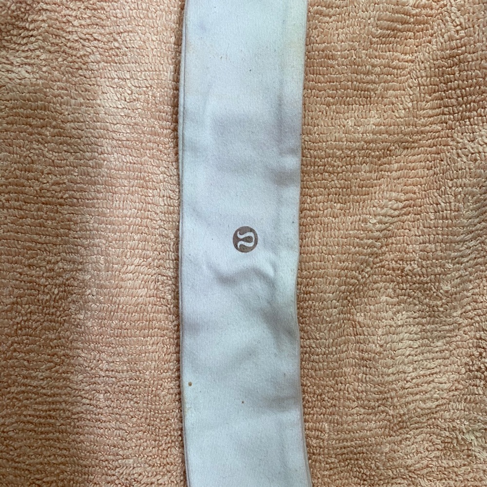 white lululemon headband
